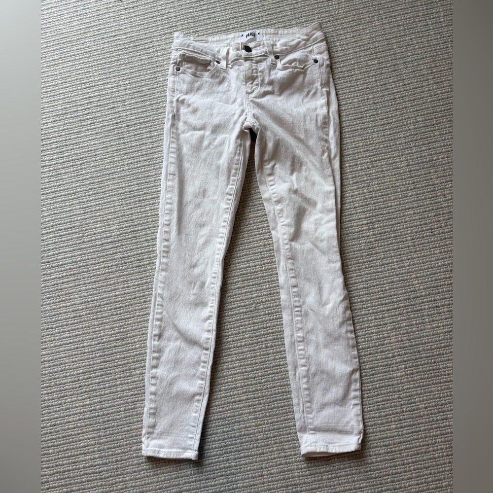 Paige denim jeans Verdugo ankle White Skinny Jeans size 26